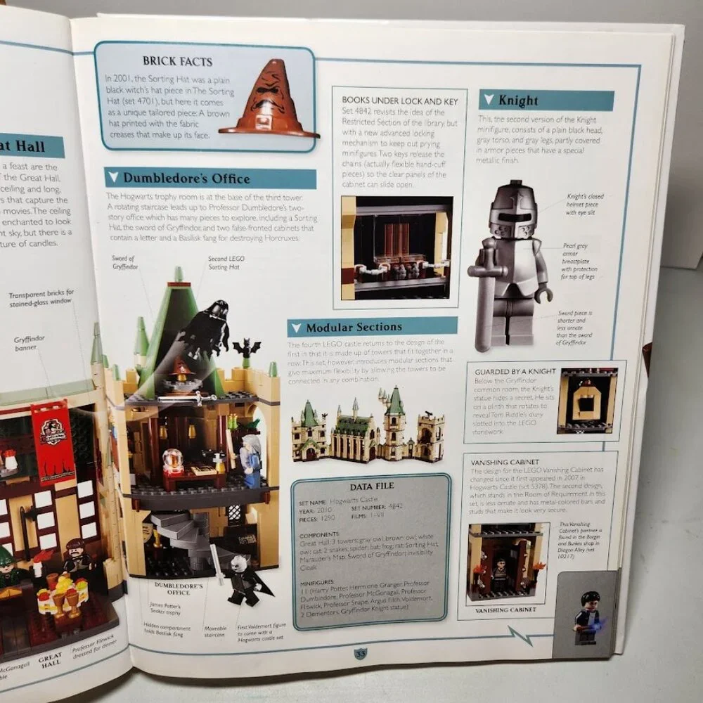 LEGO Harry Potter: Building the Magical World Hardcover Idea Book 96 Pag…